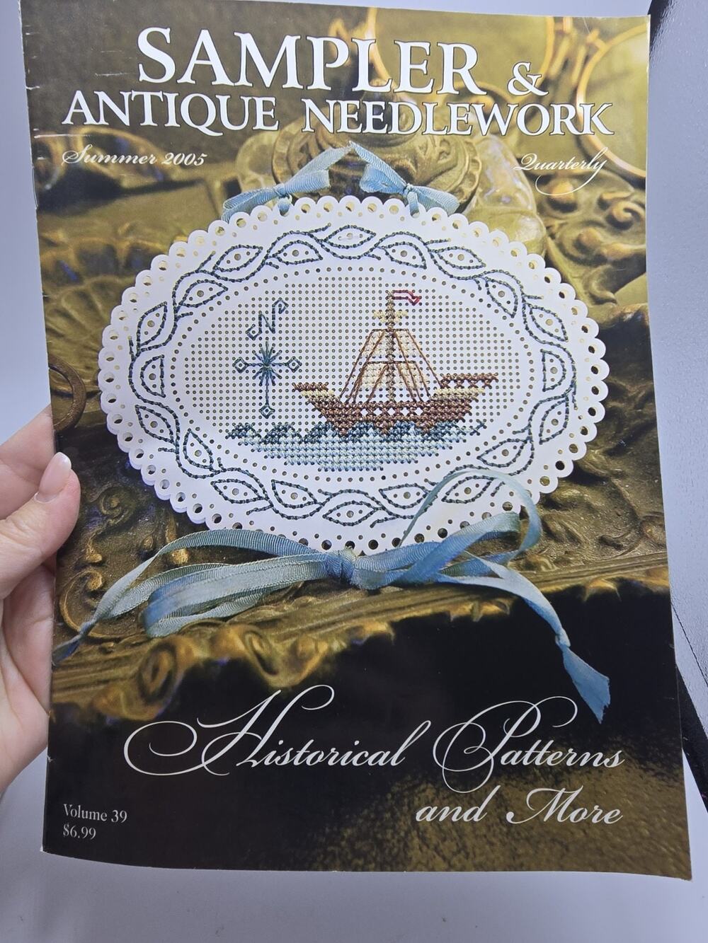 Sampler and Antique Needlework Quarterly Vol 39 Summer 2005 Cross Stitch